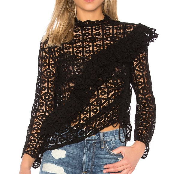 BNWT Black Iro Lace Top - Picture 2 of 4